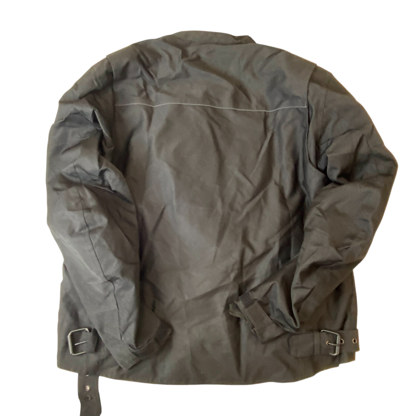 Speed and Strength Standard Supply Motorcycle Jacket Mens Large Black Full Zip