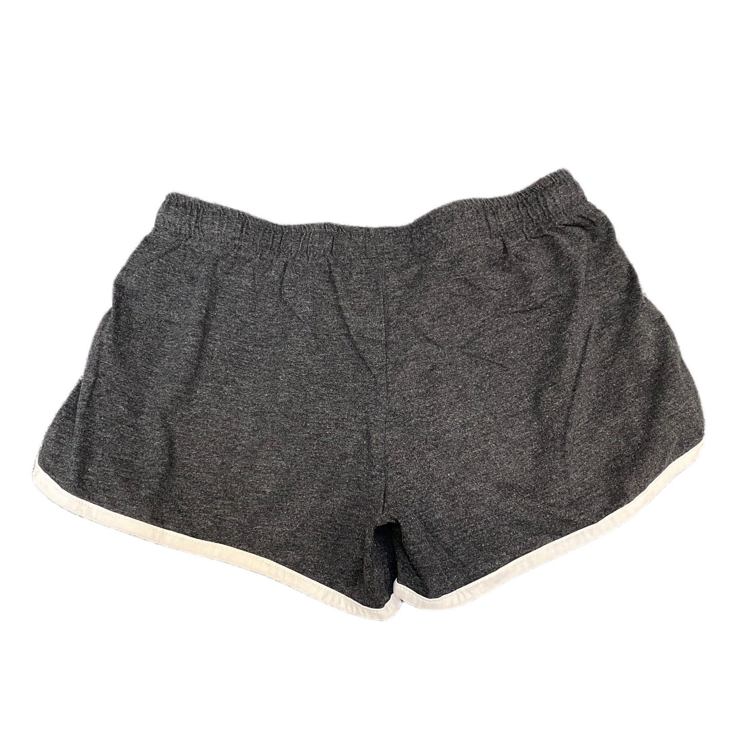 Running Sprinter Shorts Womens M 26" Waist Grey Athletic Gym Workout Dolphin Hem