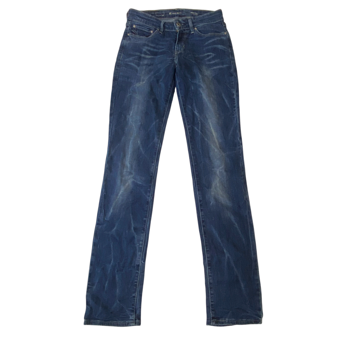 Levi's Jeans Womens Medium Blue Denim Slim Fit Medium Wash Pockets Outdoor