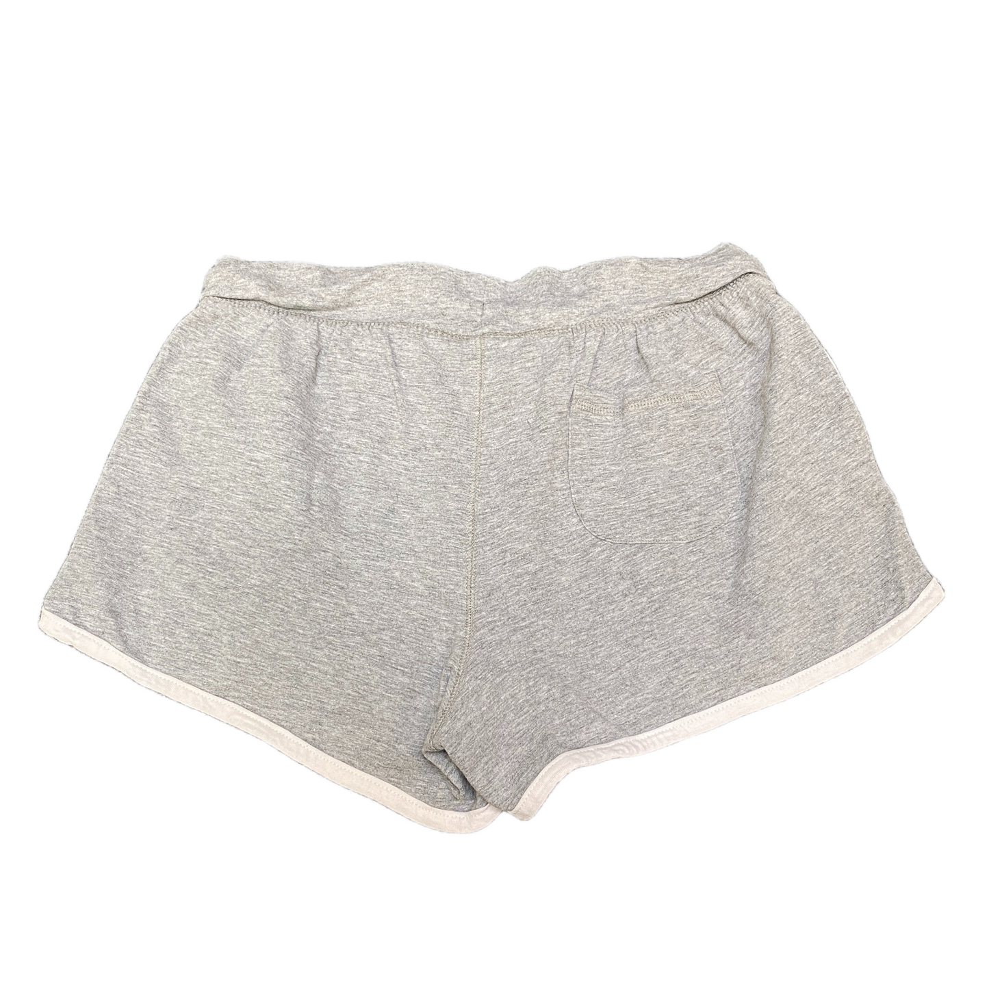 Running Sprinter Shorts Womens S 27" Waist Grey Athletic Gym Workout Dolphin Hem