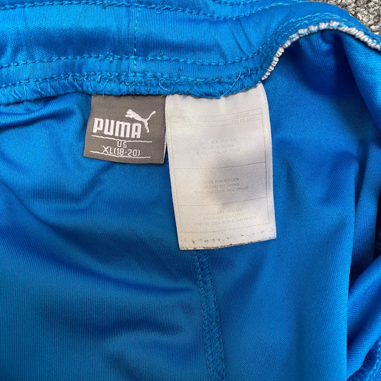 Active Basketball Shorts Womens XL Blue Athletic Fit Gym Workout Elastic Waist