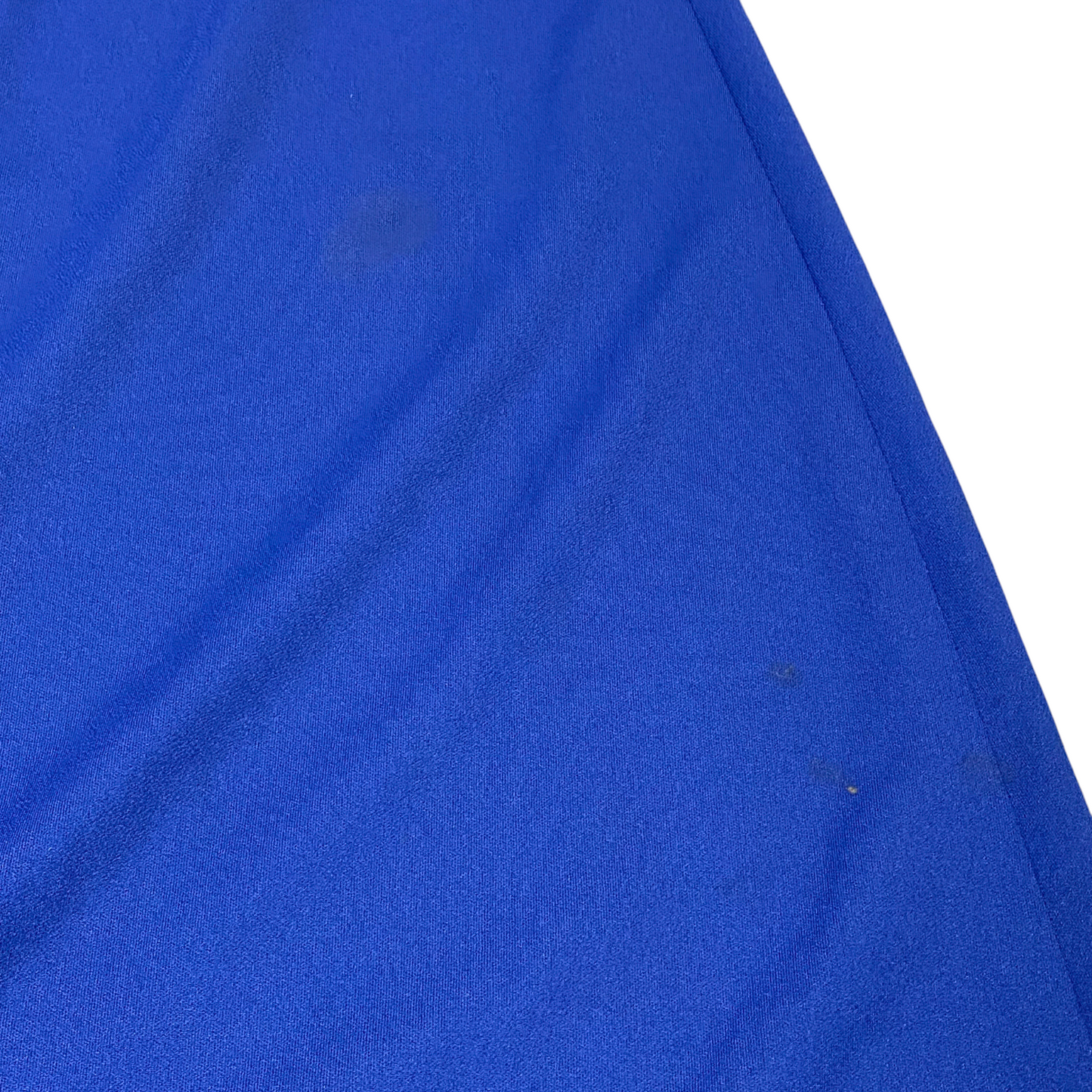 Long Maxi Dress Womens S Blue Embroidered Floral Short Sleeve V-Neck Pullover