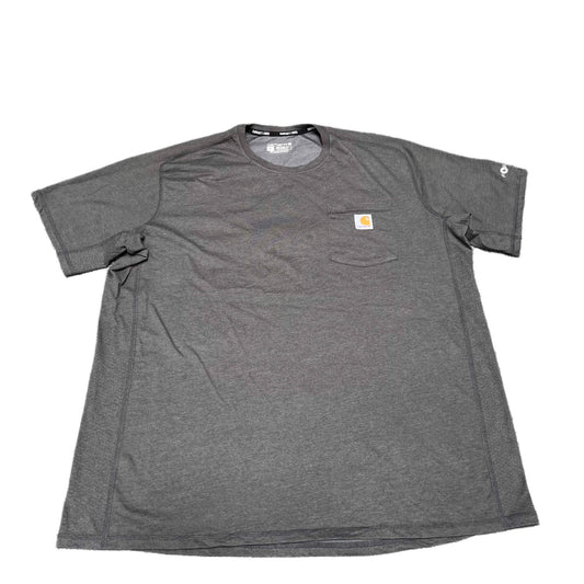 Carhartt Force Pocket T-Shirt Mens XL Grey Relaxed Fit Short Sleeve Workwear Tee