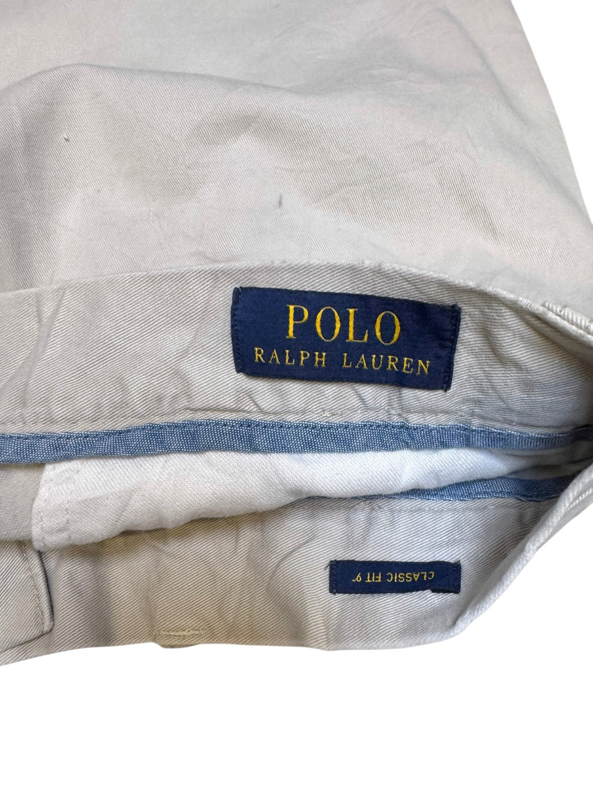Polo Ralph Lauren Chino Shorts Fits as Mens Medium 31" Waist Beige Classic Fit