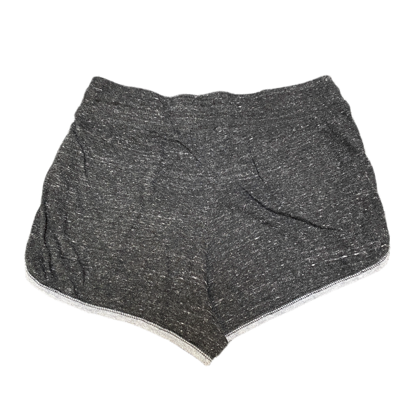 Running Sprinter Shorts Womens M 30" Waist Grey Athletic Gym Workout Dolphin Hem