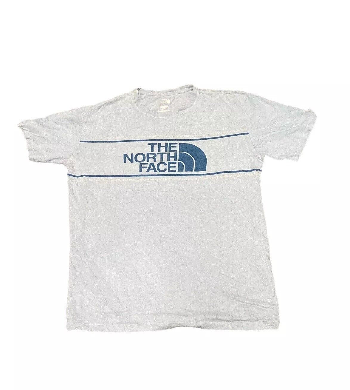 The North Face T-Shirt Blue Mens L Chest Logo