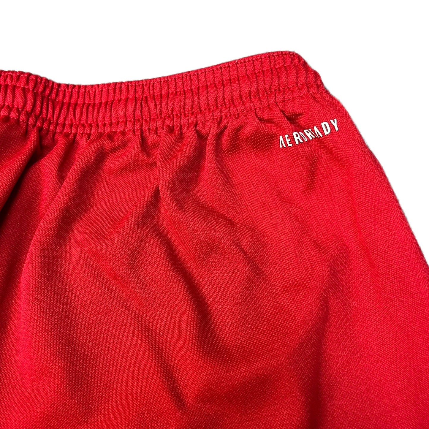 Adidas Aeroready Squadra 17 Shorts Mens S 30" Waist Red 3 Stripe Gym Training