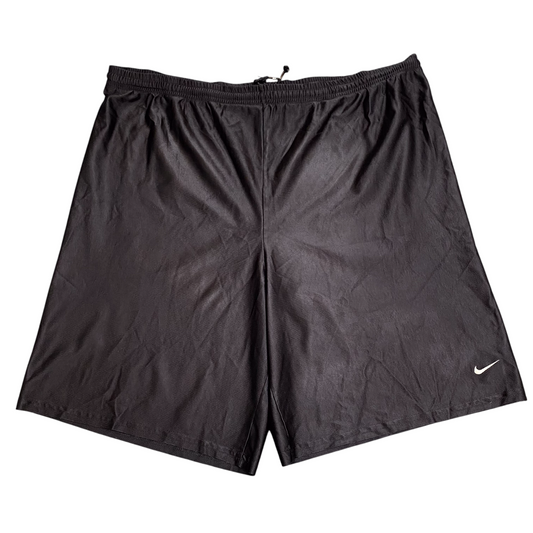 Nike Running Shorts Mens XXL Black Swoosh Logo Elastic Waist Drawstring Athletic