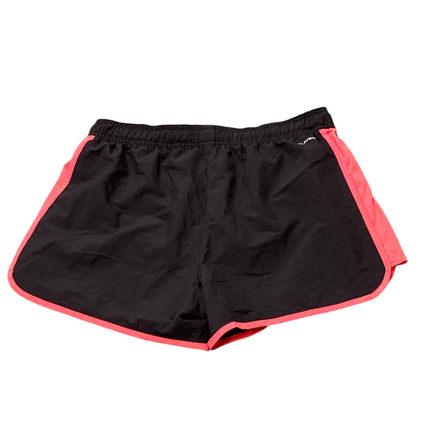 Reebok Running Sprinter Shorts Womens S Black Play Dry Black Tangerine Athletic