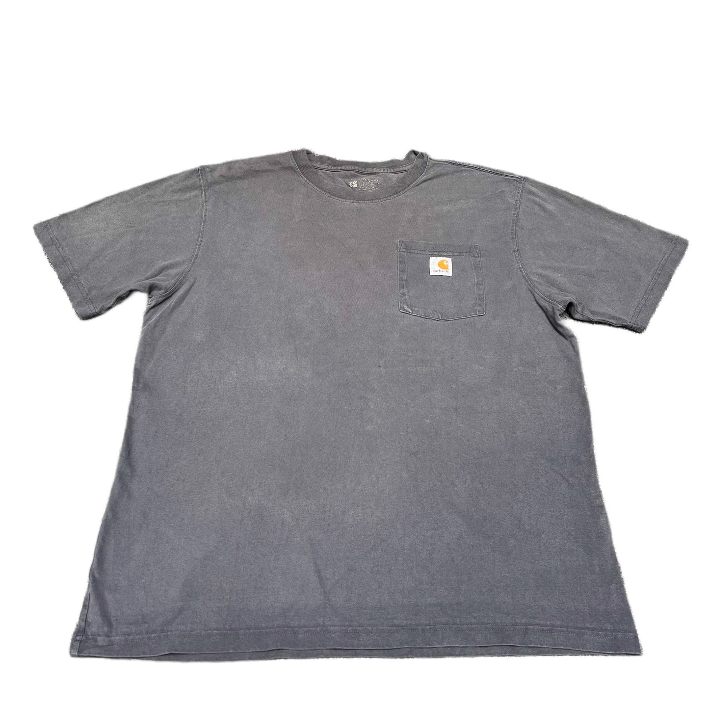 Carhartt Pocket T-Shirt Mens M Grey Loose Fit Short Sleeve Workwear Summer Tee