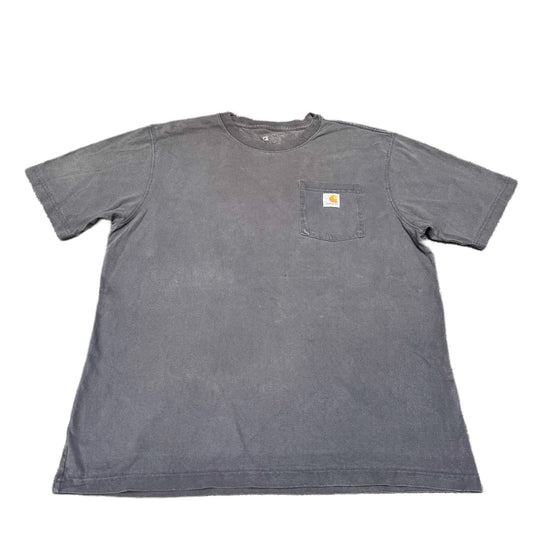 Carhartt Pocket T-Shirt Mens M Grey Loose Fit Short Sleeve Workwear Summer Tee