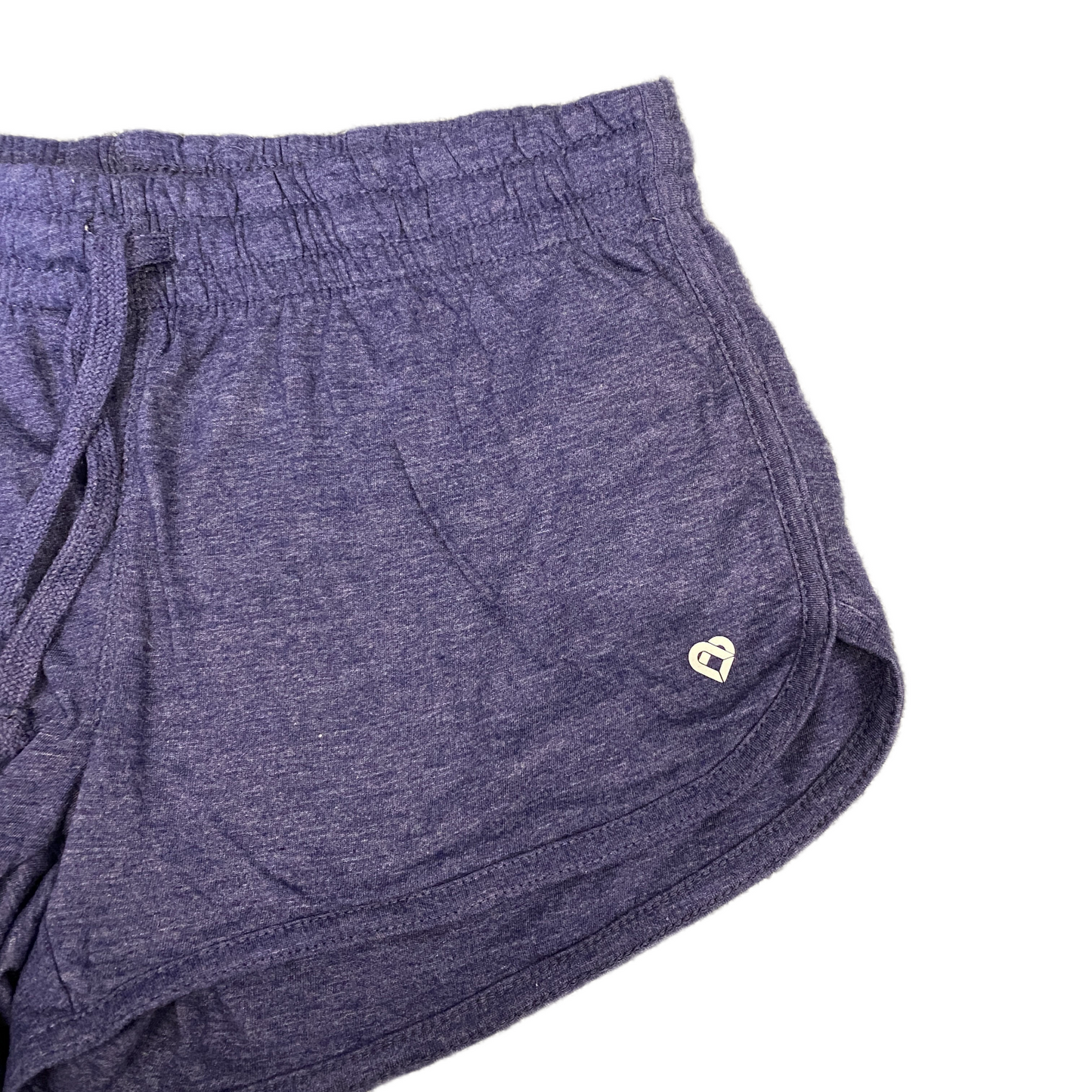 Running Sprinter Shorts Womens M 31" Waist Purple Athletic Workout Dolphin Hem