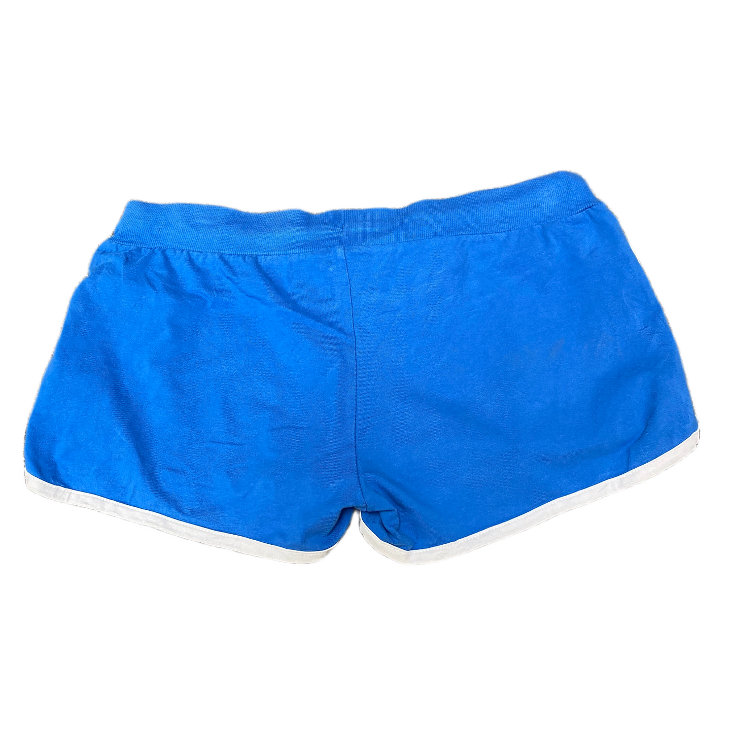 Running Sprinter Shorts Girls Large 35" Waist Blue Gym Athletic Fit Dolphin Hem