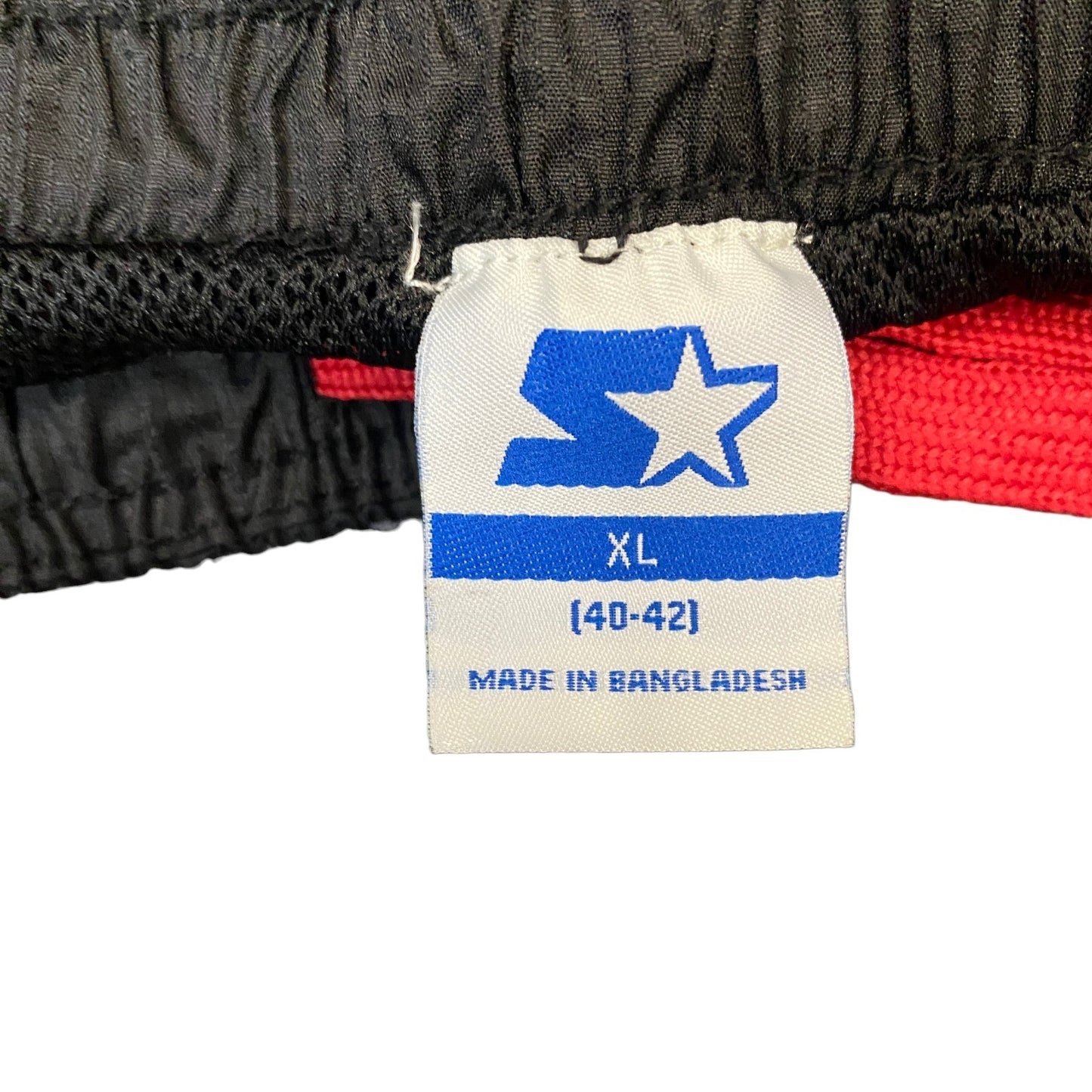 Starter Joggers Fits as Mens 34" Waist Black Windbreaker Drawstring Trousers