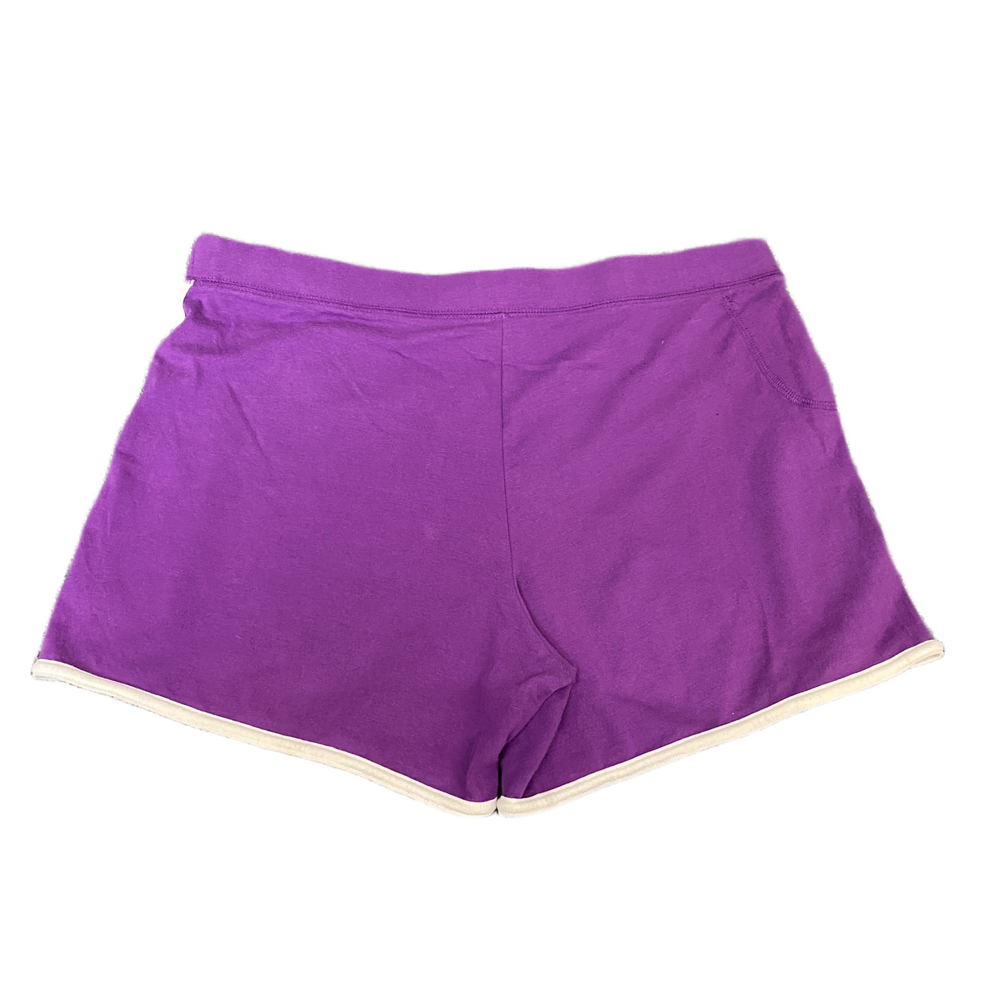 Running Sprinter Shorts Womens M 31" Waist Purple Athletic Workout Dolphin Hem