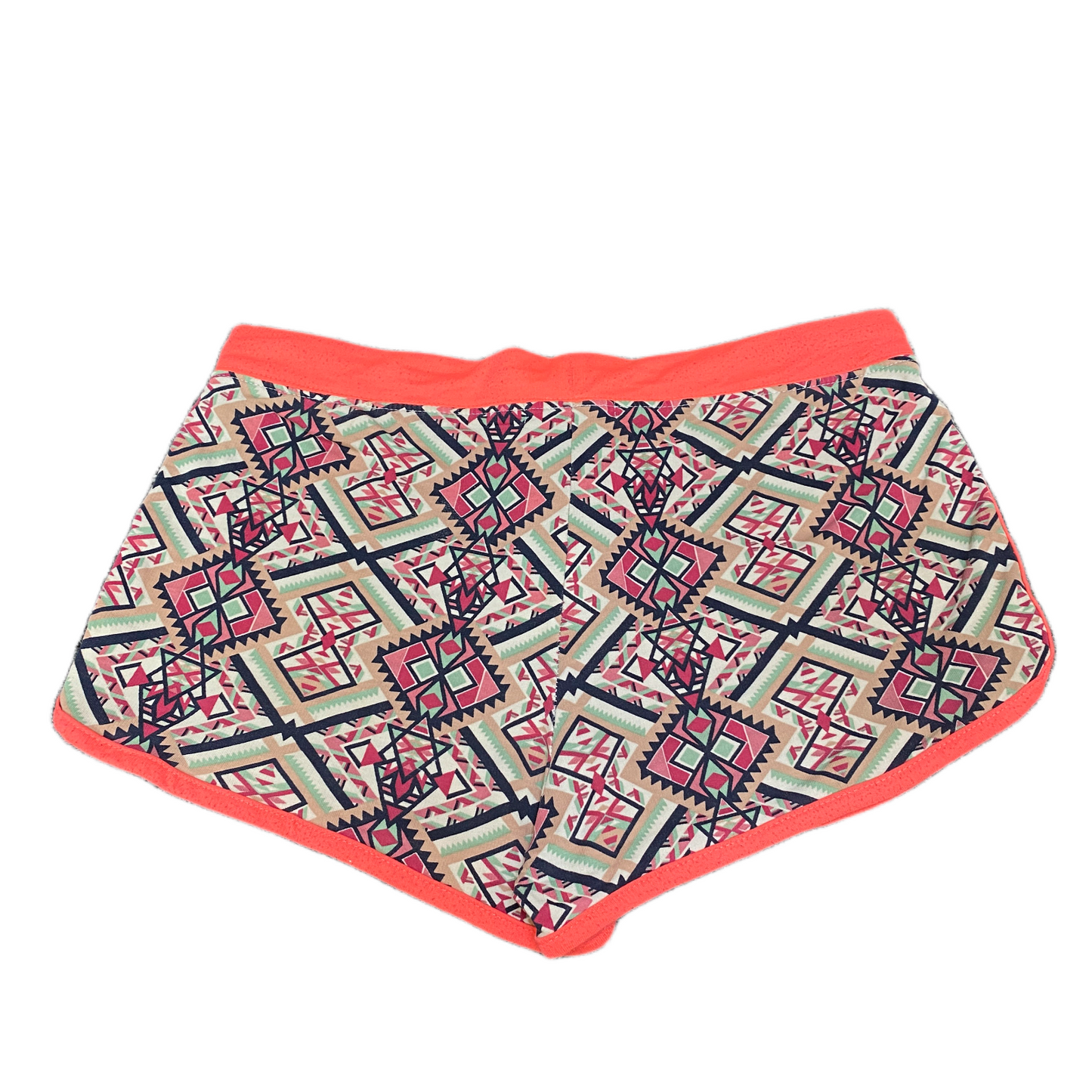 Swim Trunks Shorts Women M 30" Waist Multi Patterned Athletic Workout Drawstring