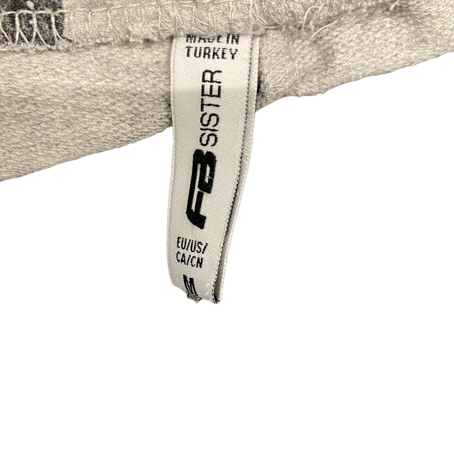 Running Sprinter Shorts Womens M 26" Waist Grey Printed Gym Workout Dolphin Hem