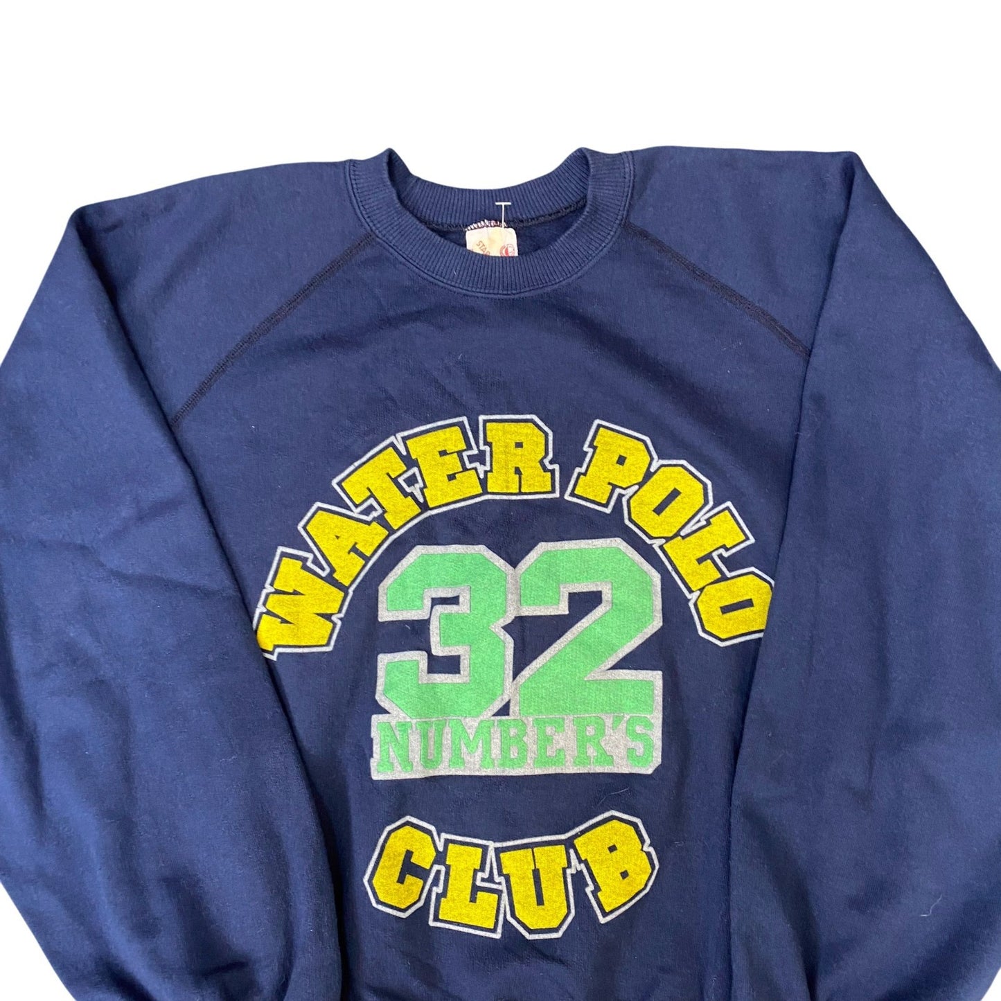 Star System Sweatshirt Womens XL Blue Water Polo Club Graphic Crew Neck Pullover