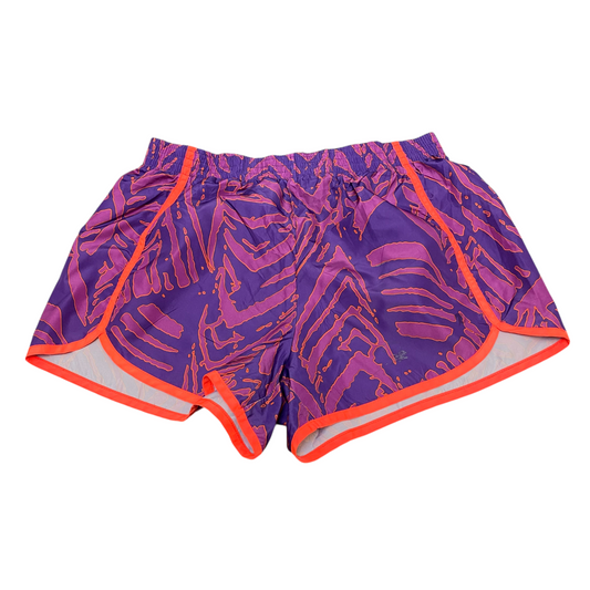Running Sprinter Shorts Womens Small Purple Performance Activewear Dolphin Hem
