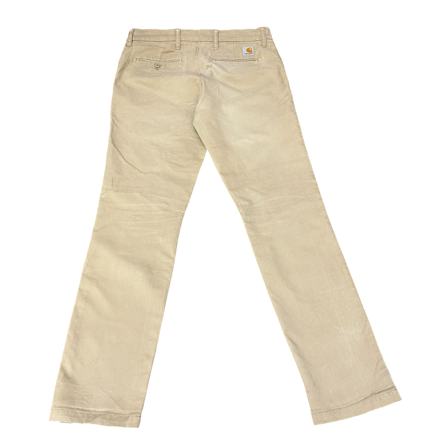 Carhartt Sid Pants Mens Medium Beige Stretch High Waisted Slim Fit Straight Leg