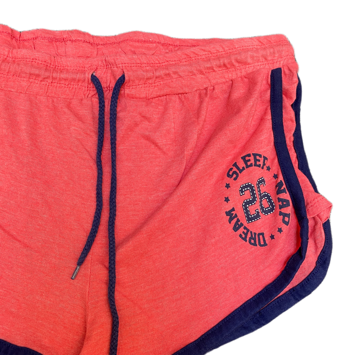 Running Sprinter Shorts Women XL 32" Waist Pink Athletic Gym Workout Dolphin Hem