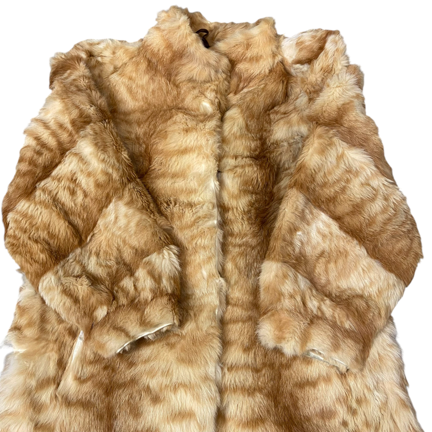 Womens Faux Fur Coat Medium Brown Fully Lined Soft Cozy Warm Winter Long Sleeve