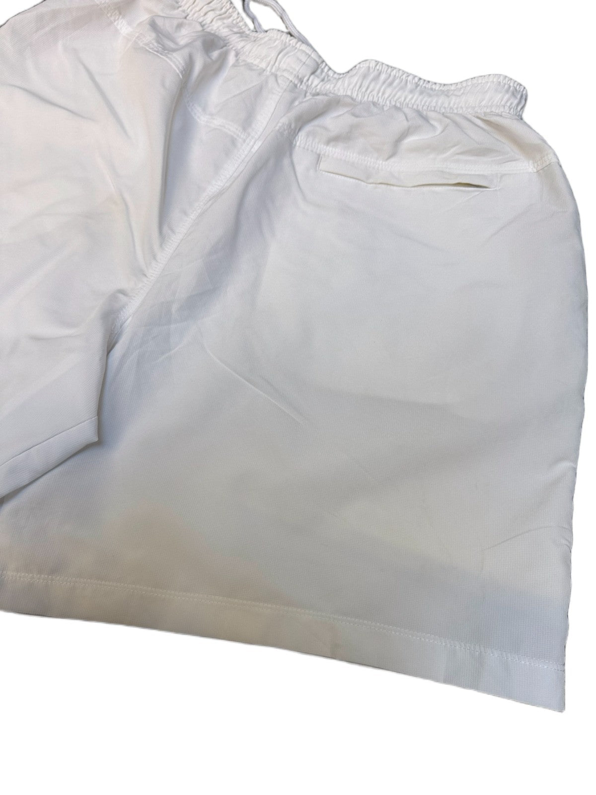 Nike Dri-Fit Tennis Shorts Fits as Mens S 29" Waist White Performance Drawstring