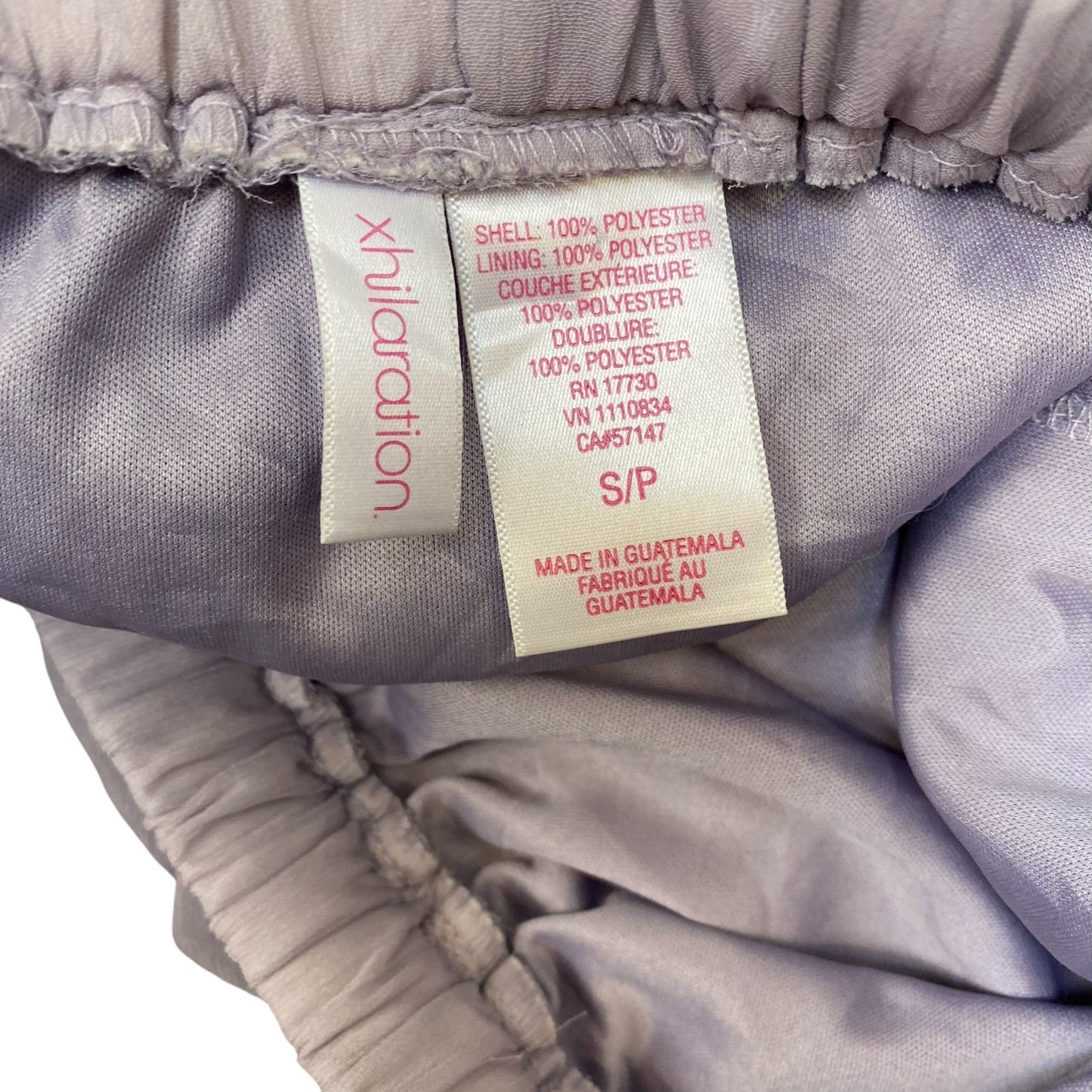 Xhilaration Long Draped Skirt Womens Small Grey Elastic Waist Lined Pull On