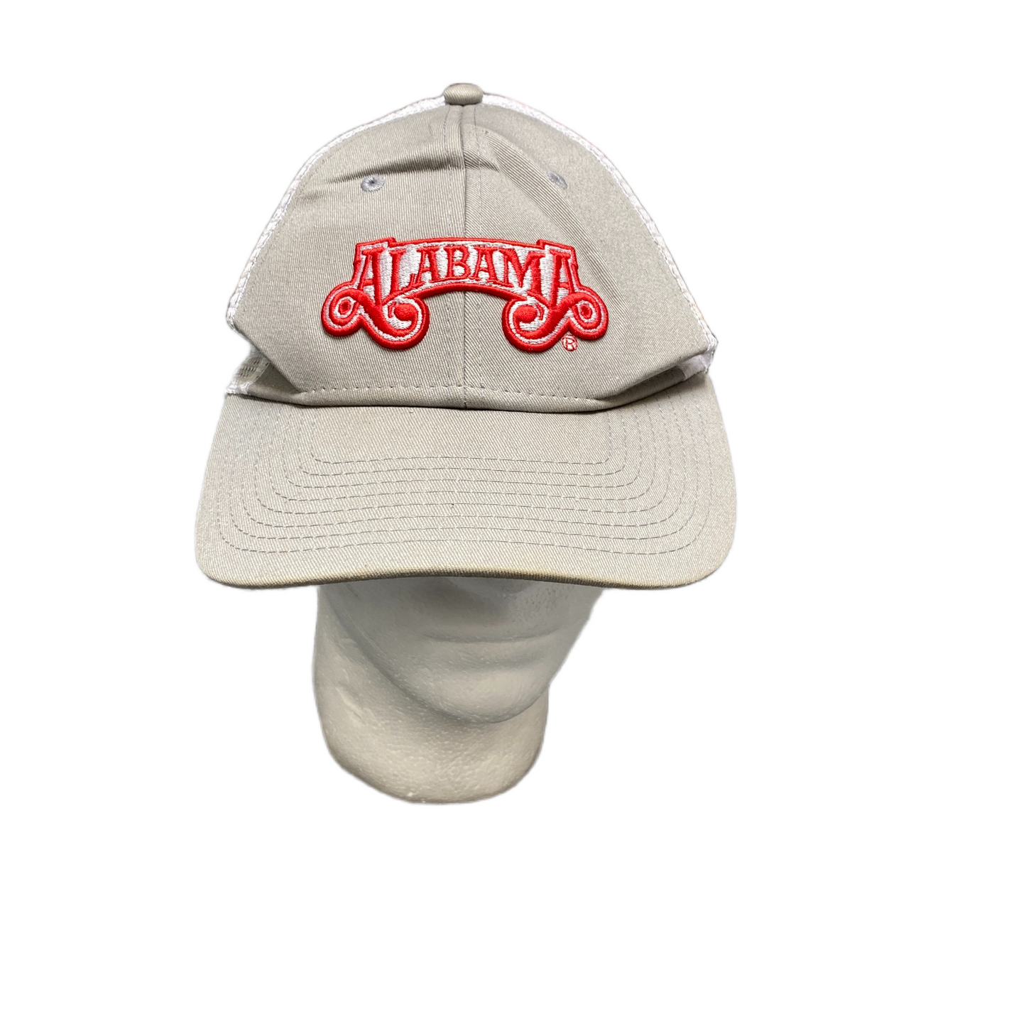 Richards & Southern Trucker Hat Mens Beige Mesh Back Adjustable Embroidered