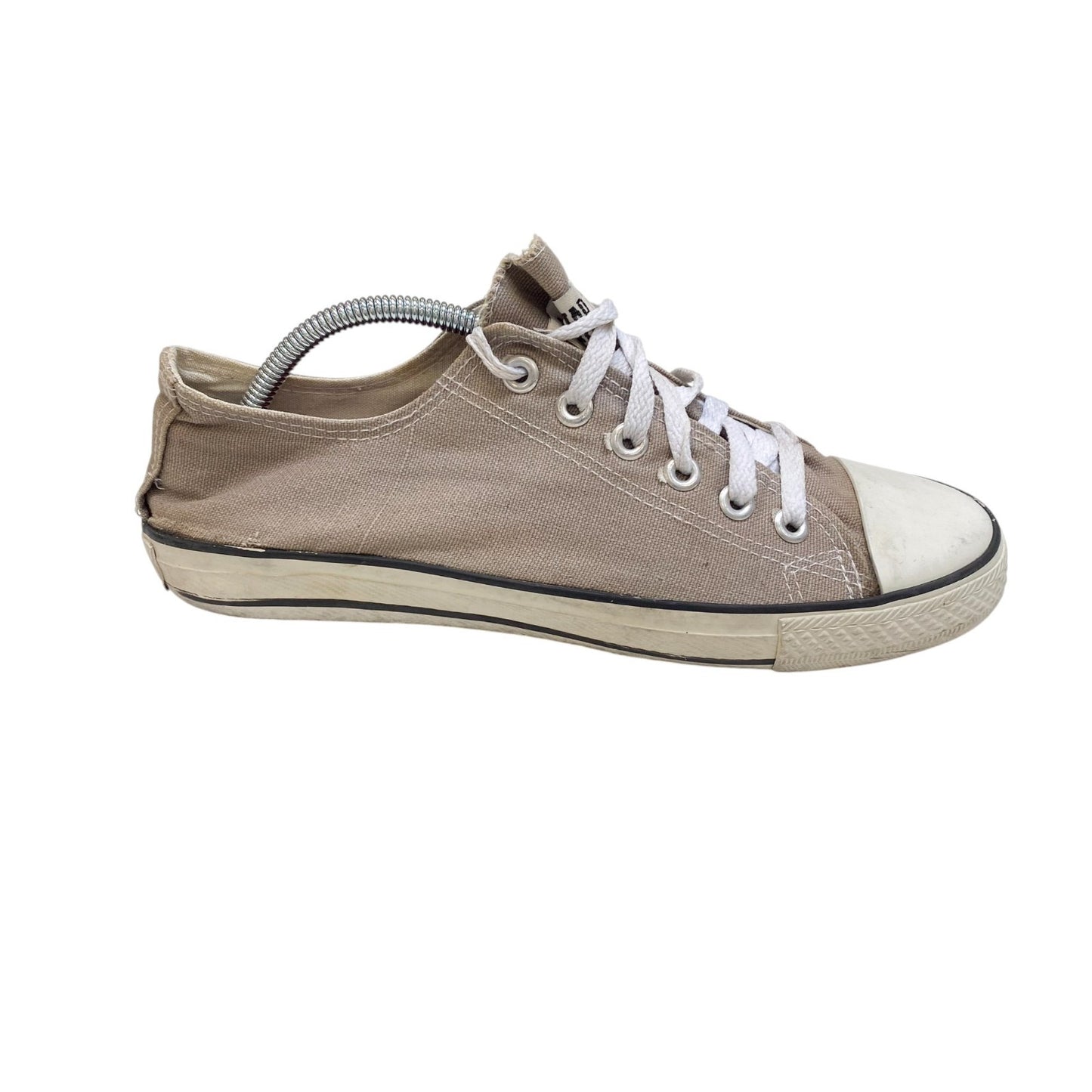 Converse Chuck Taylor All-Stars Low Top Sneakers Men's 9.5 Grey White Canvas