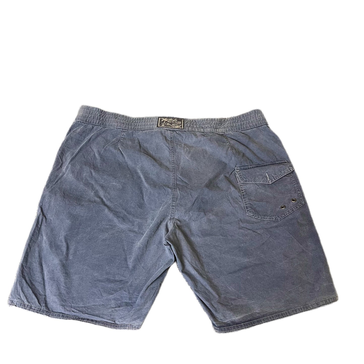 Polo Ralph Lauren Swim Trunks Board Shorts Mens XL 39" Waist Blue Drawstring