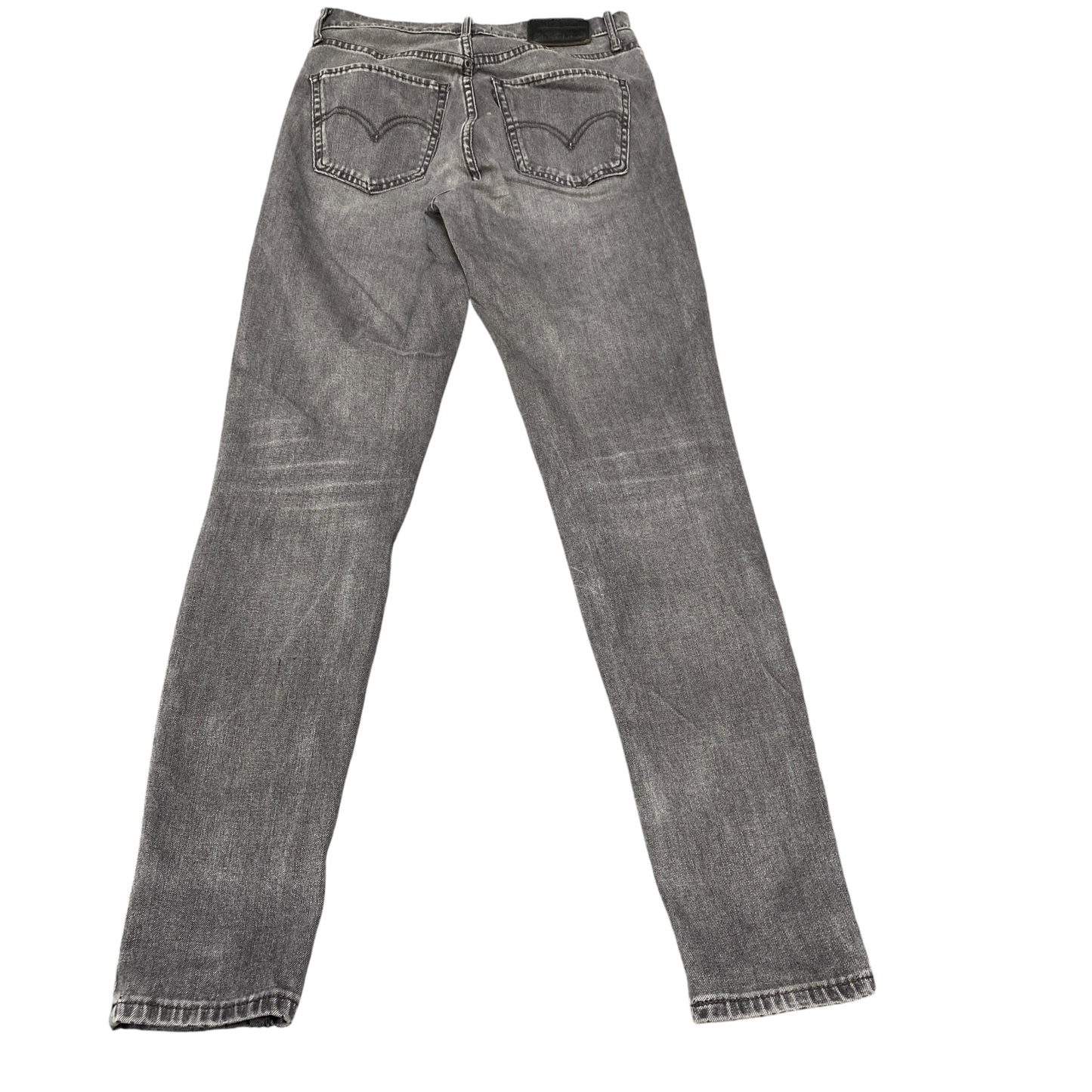 Levi's Jeans Womens 25" Waist Grey Premium Stretch Mile High Super Skinny Leg