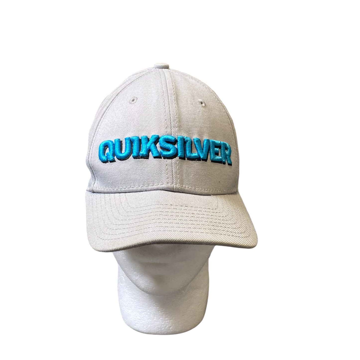 Quicksilver New Era Baseball Cap Youth Grey Embroidered Logo Adjustable Hat