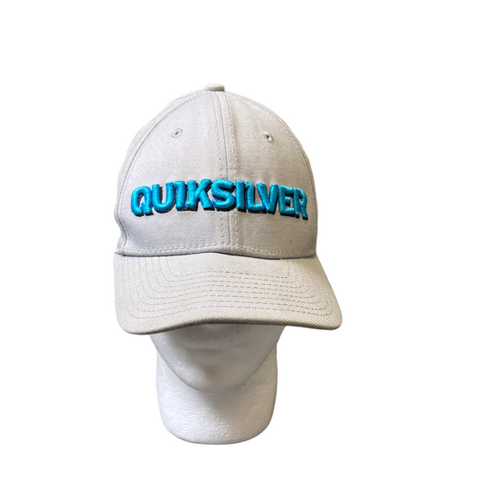 Quicksilver New Era Baseball Cap Youth Grey Embroidered Logo Adjustable Hat
