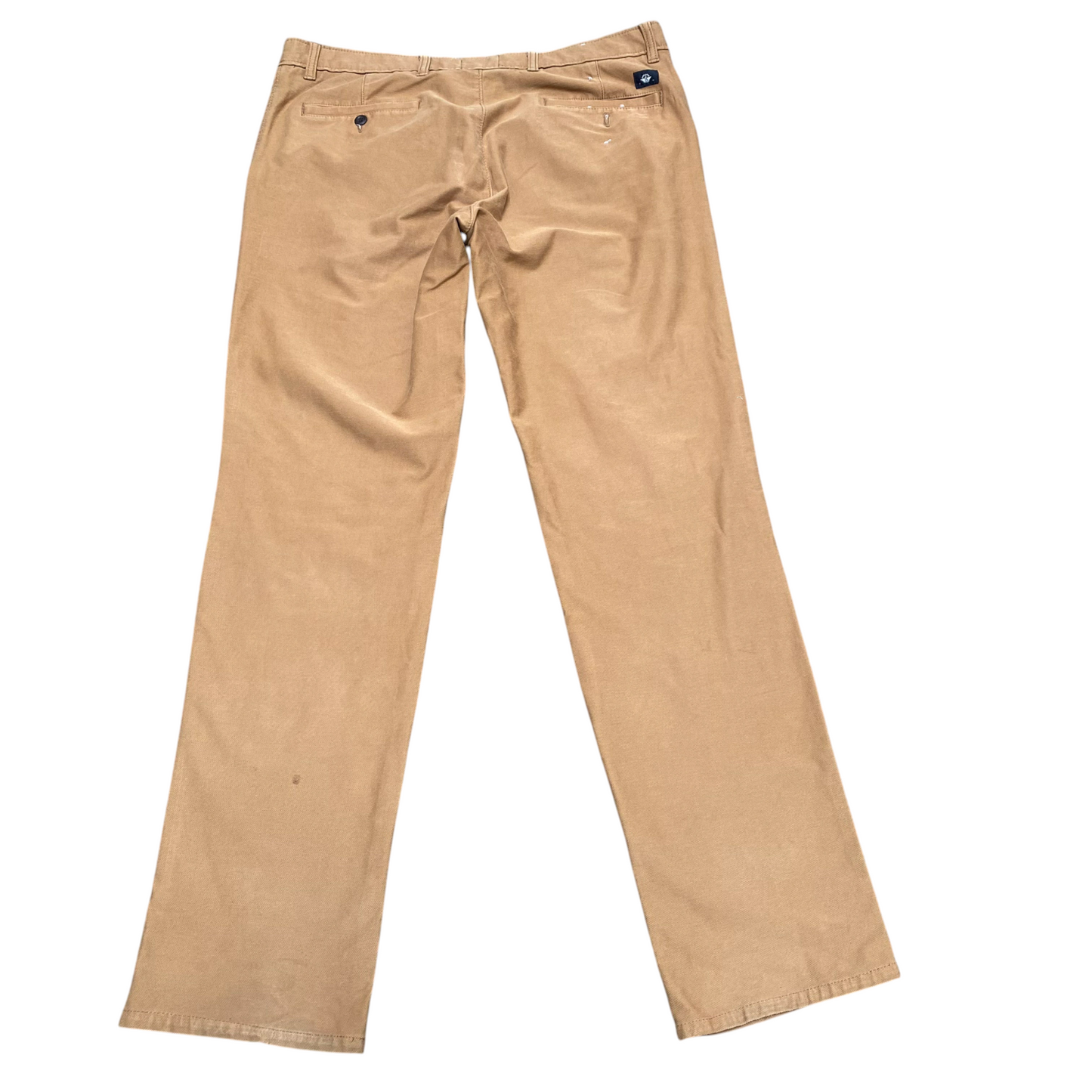 Dockers Trousers Mens XL Tan Original Slim Straight Fit Slash Pockets Outdoor