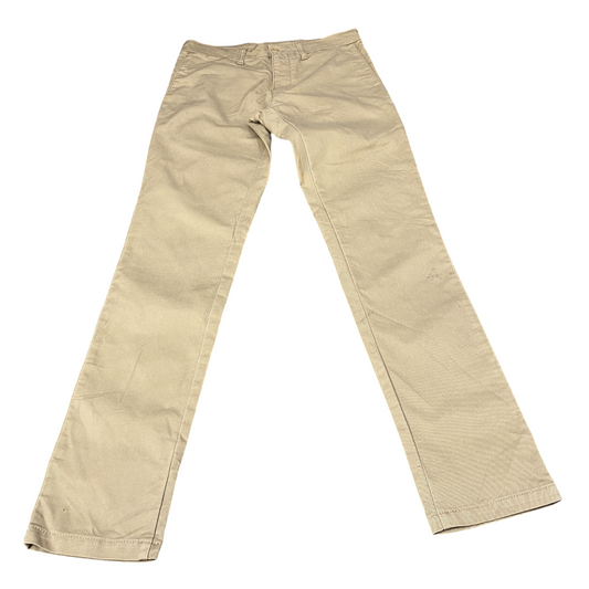 Carhartt Sid Pants Mens Medium Beige Stretch High Waisted Slim Fit Straight Leg