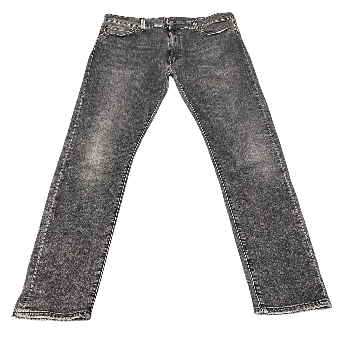 Levi's Jeans Mens 39" Waist Grey Denim Premium Streetwear Low Waist Straight Leg