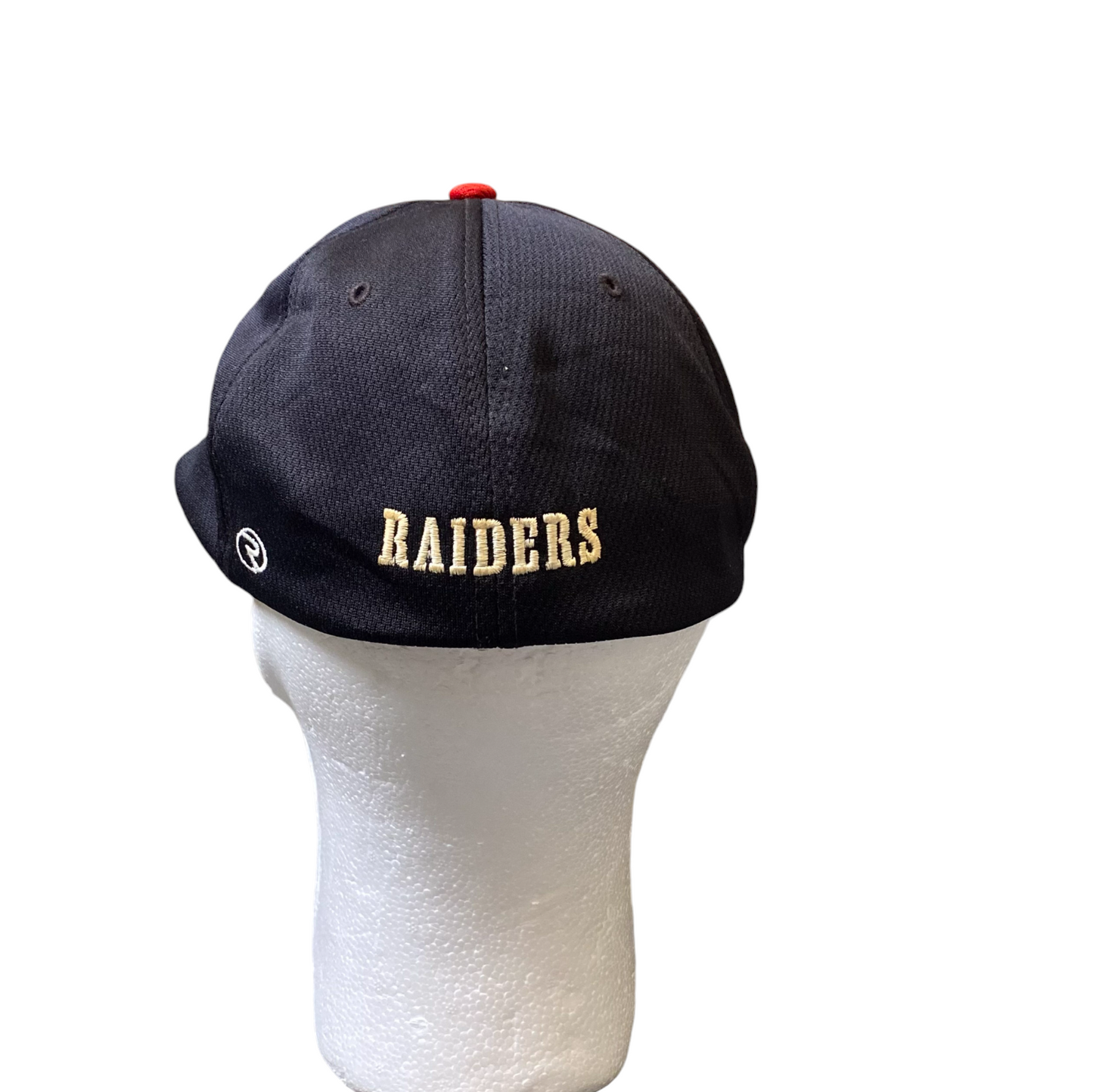 NFL Las Vegas Raiders Richardson Baseball Cap Mens S-M Black Red Flat Brim Hat