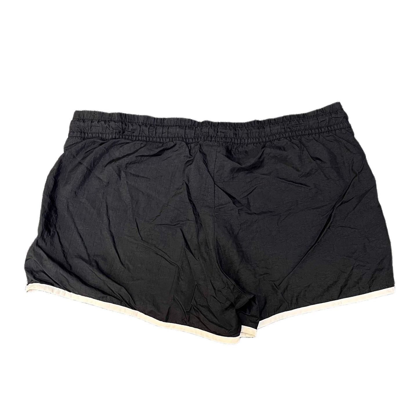 Nike Running Sprinter Shorts Womens 2XL 36" Waist Black Mesh Lined Dolphin Hem