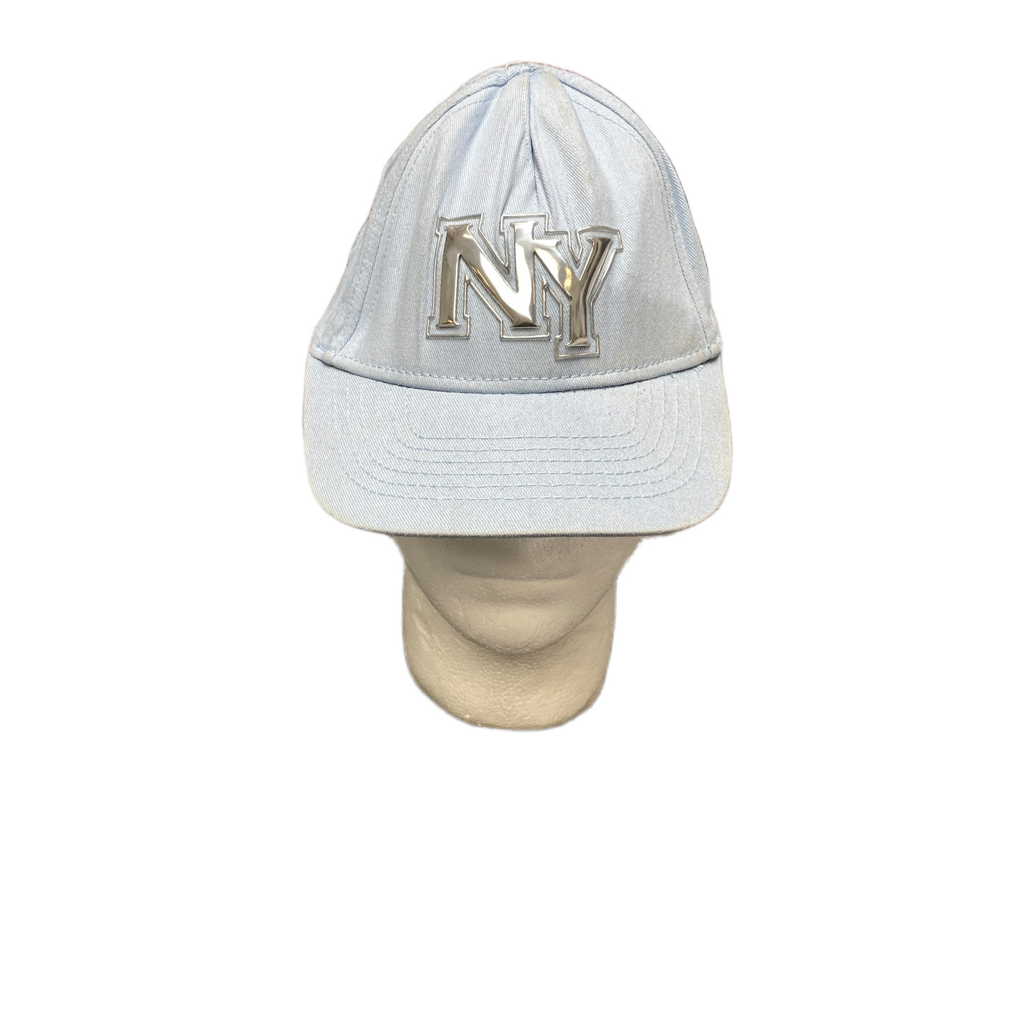 Dopo Dopo Baseball Cap Boys 2-8 Years Old Blue Denim Embroidered NY Snapback Hat