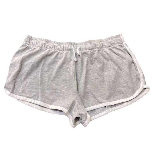 Primark Sprinter Running Shorts Womens Small Grey Elastic Waist Stretch Athletic