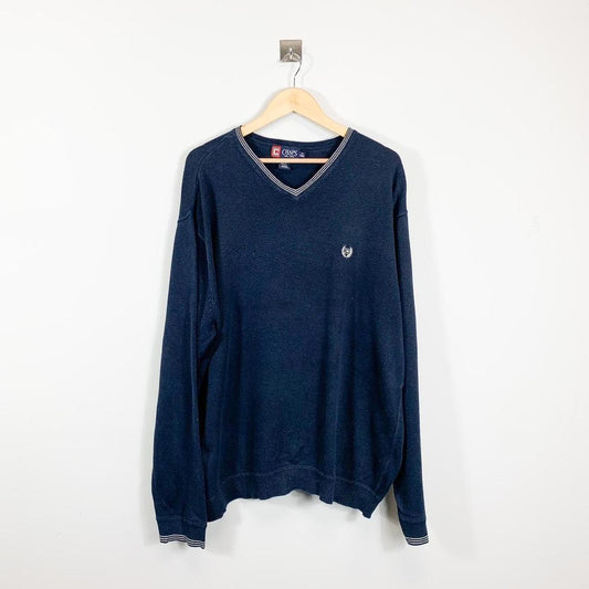 Vintage Chaps V neck Sweatshirt