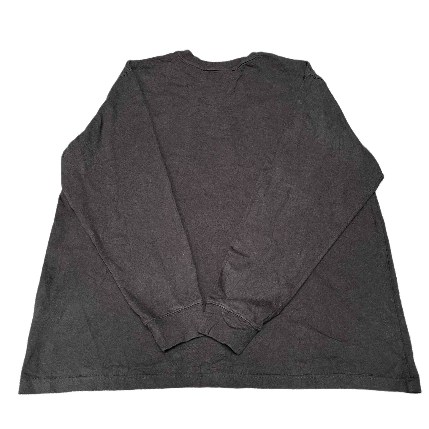 Carhartt Henley Pocket T-Shirt Mens XL Black Loose Fit Long Sleeve Workwear Tee