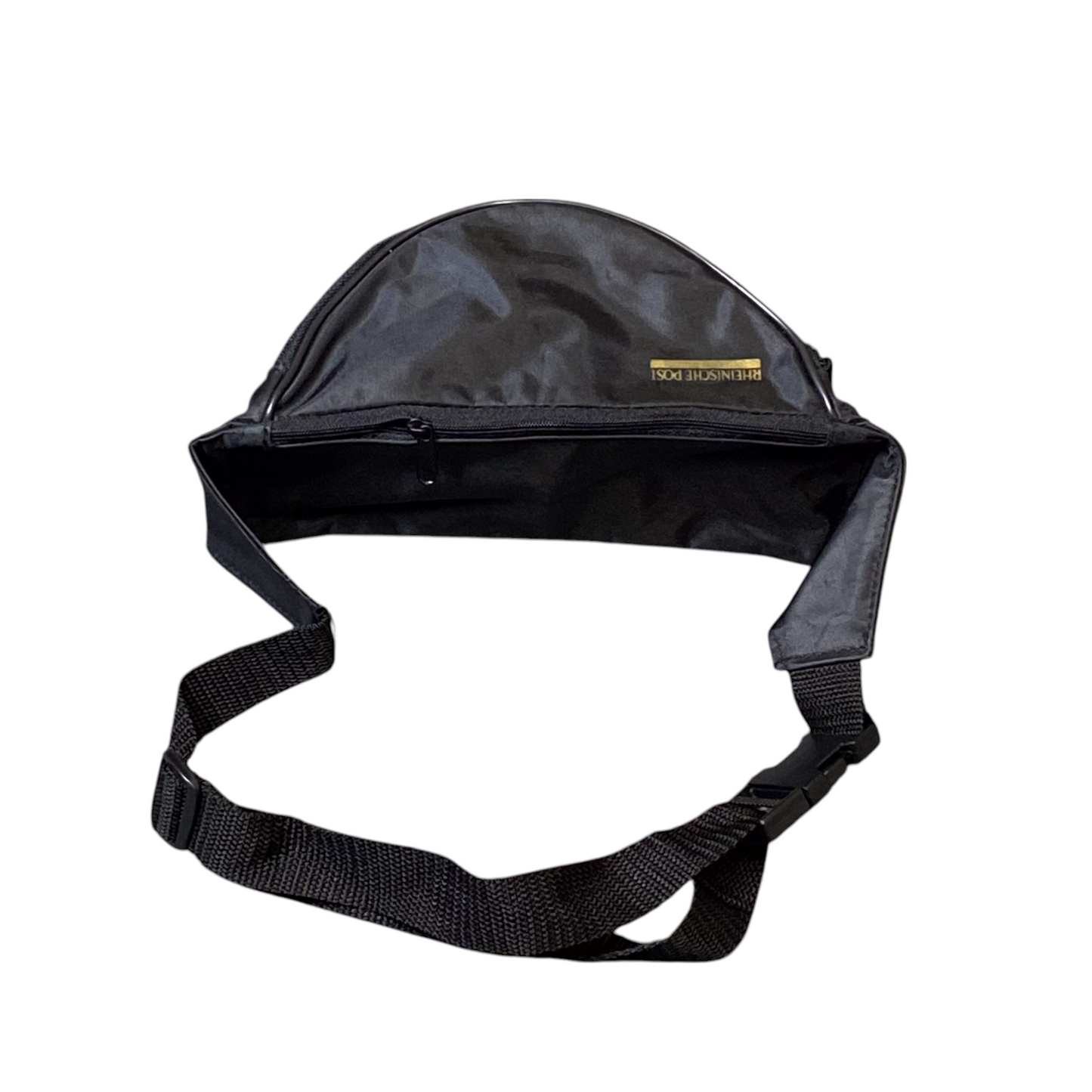 Rheinische Post Unisex Outdoor Waist Fanny Pack Bum Bag Black Adjustable Zipper