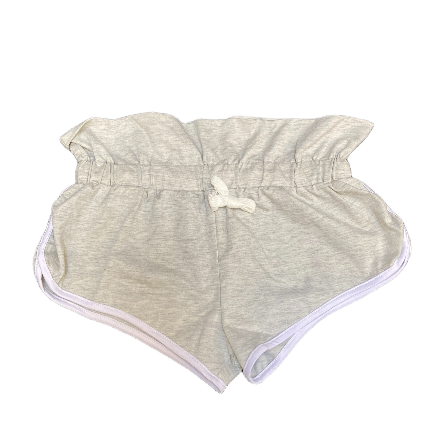 Running Sprinter Shorts Womens M 24" Waist Grey Athletic Gym Workout Stretchy