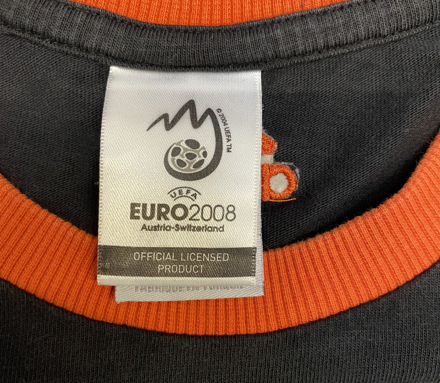 Adidas T-Shirt Mens S Black Orange Spartan Helmet Graphic Short Sleeve Pullover