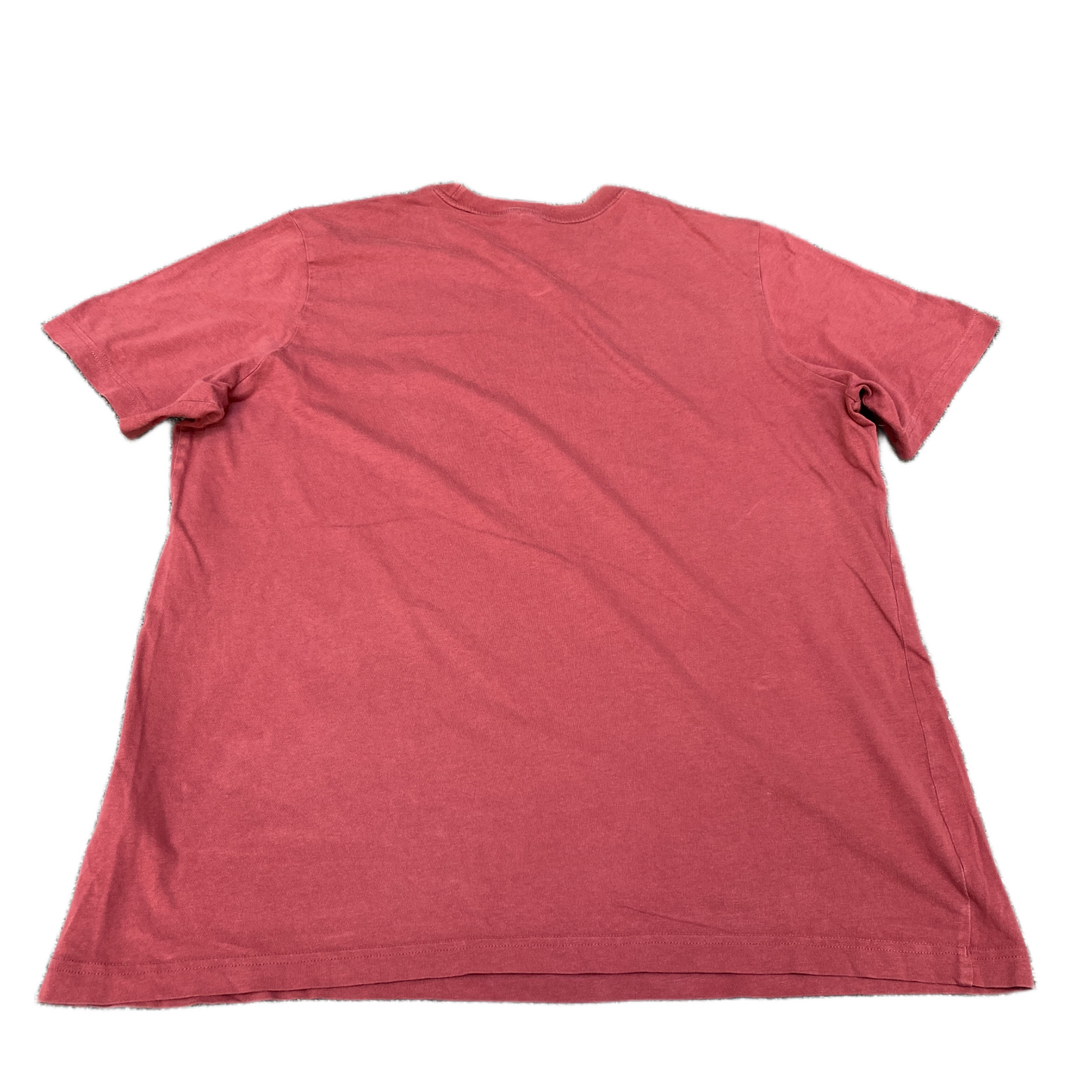Adidas Go-To Performance T-Shirt Mens Large Red 3 Stripes Big Logo Crew Neck Tee