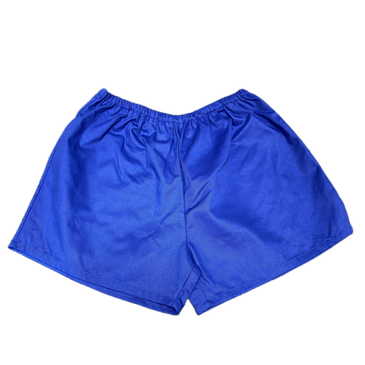 MH Sleepwear Shorts Womens Medium 25" Waist Blue Comfort Stretch Elastic Waist
