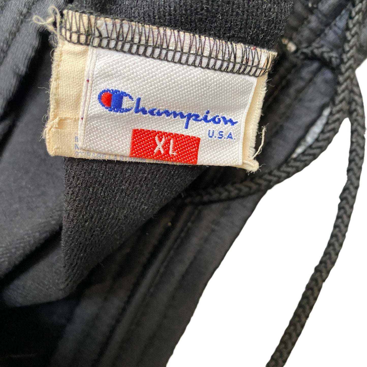 Champion Joggers Fits as Men 36" Waist Black Snap Leg Straight Leg Track Trouser
