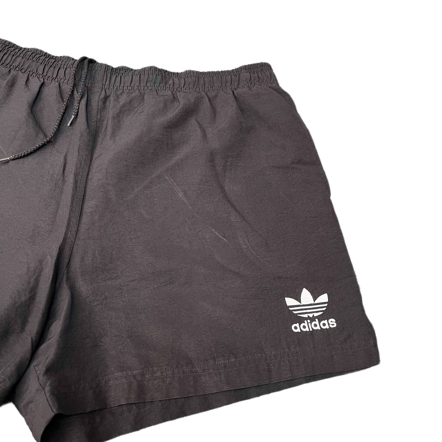 Adidas Swim Trunks Board Shorts Mens XL 36" Waist Black Surf Surfing Water Polo